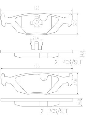 BREMBO P71003N