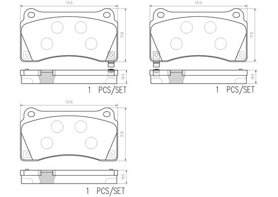 BREMBO P56128N BREMBO P56128N