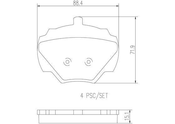 BREMBO P44001N