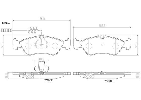 BREMBO P50082N