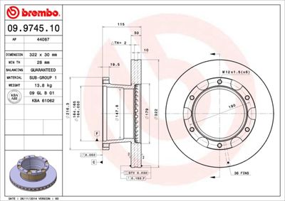 BREMBO 09.9745.10