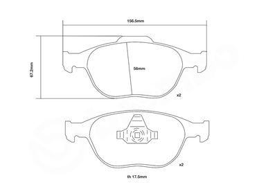 BREMBO 07.B314.42 BREMBO 07.B314.42