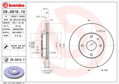 BREMBO 09.A918.11