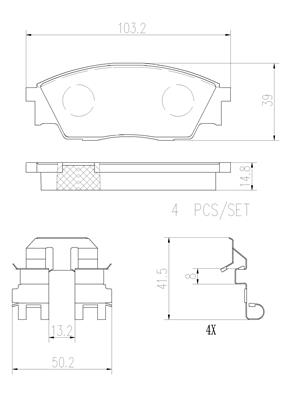 BREMBO P78024N BREMBO P78024N