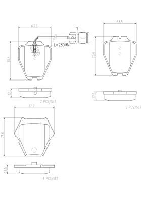 BREMBO P85054N