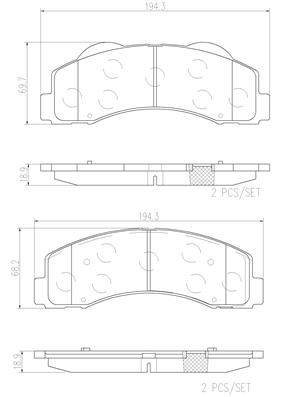 BREMBO P24166N