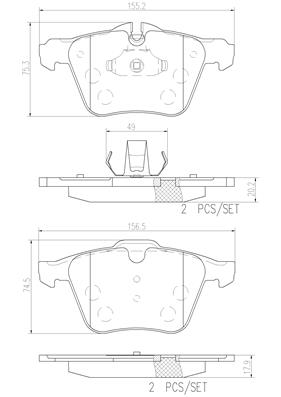 BREMBO P36027N