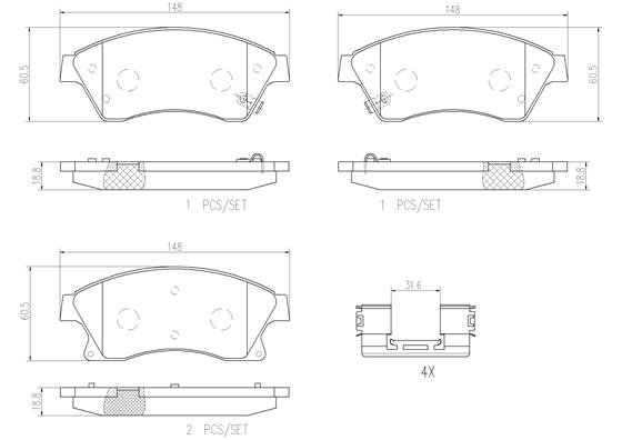 BREMBO P59076N