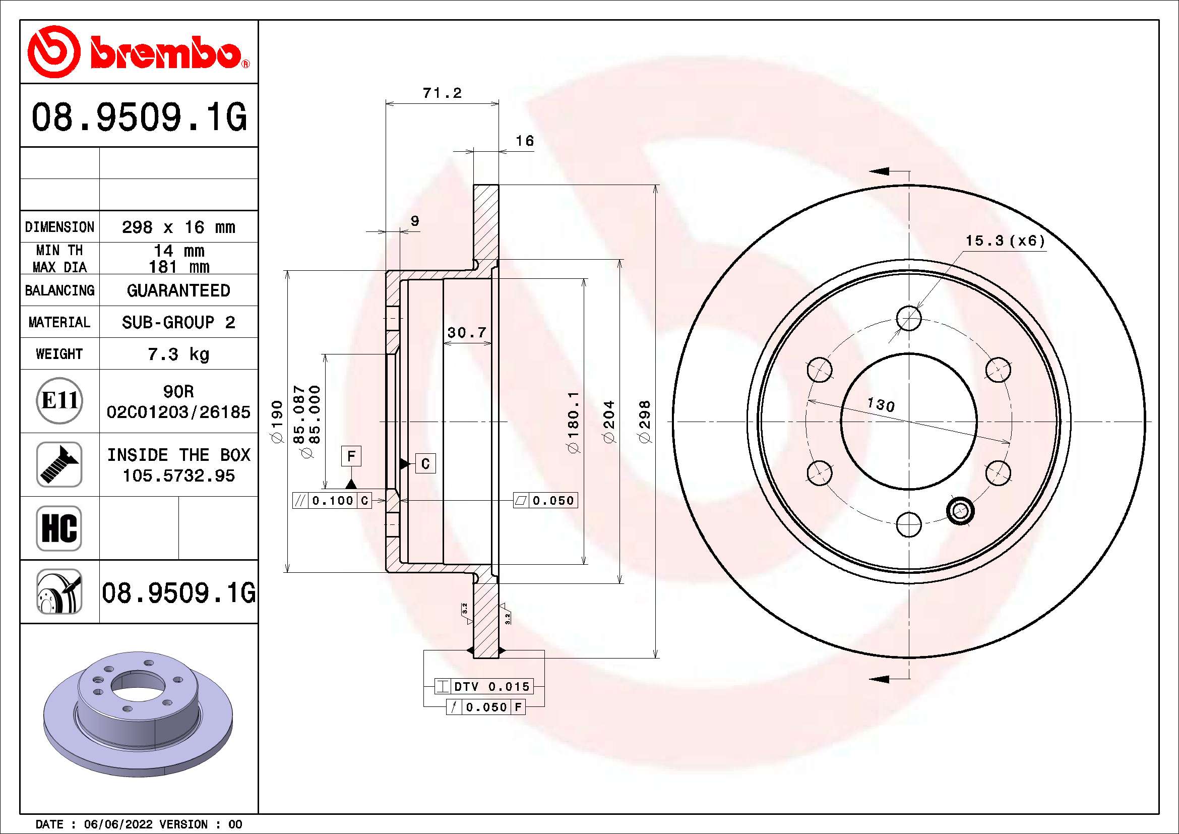 BREMBO KT 10 028