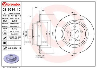 BREMBO 08.9584.11