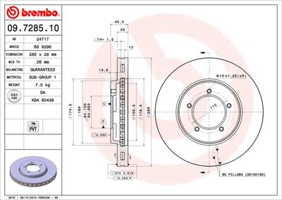 BREMBO 09.7285.10