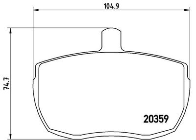 BREMBO P A6 001