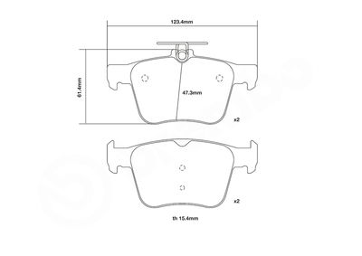 BREMBO 07.B315.42 BREMBO 07.B315.42
