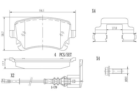 BREMBO P85083N