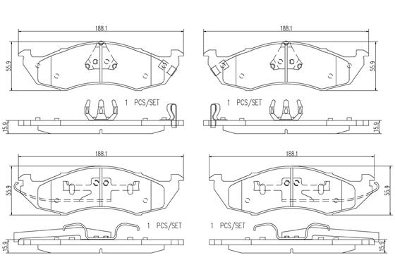 BREMBO P56076N BREMBO P56076N