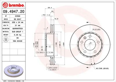 BREMBO 09.4947.20