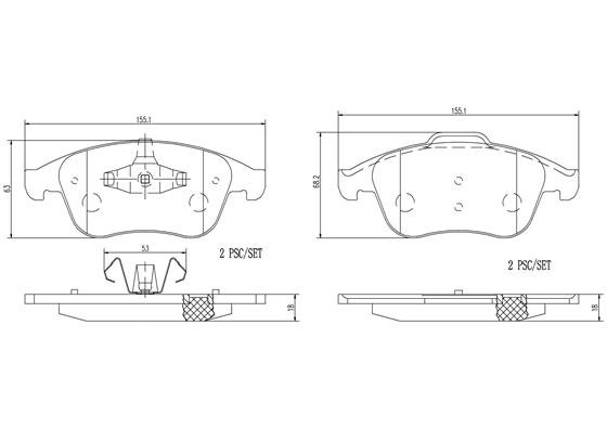 BREMBO P68047N