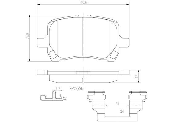 BREMBO P10014N