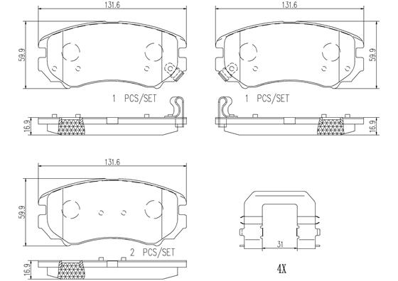 BREMBO P30018N