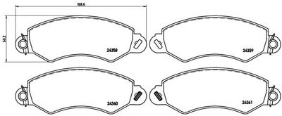 BREMBO P B1 002 BREMBO P B1 002