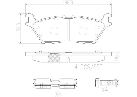BREMBO P 24 200 BREMBO P 24 200