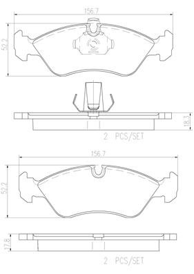 BREMBO P59017N