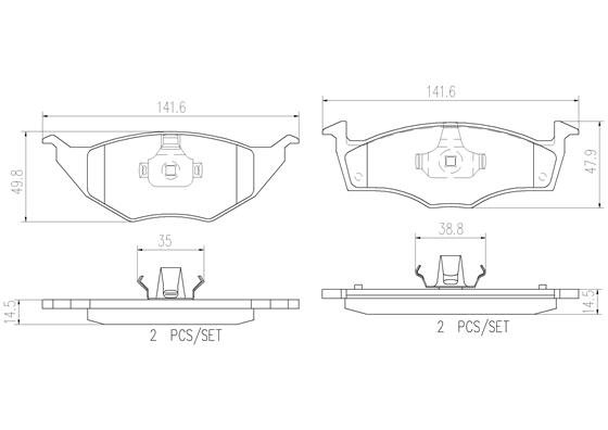 BREMBO P85055N