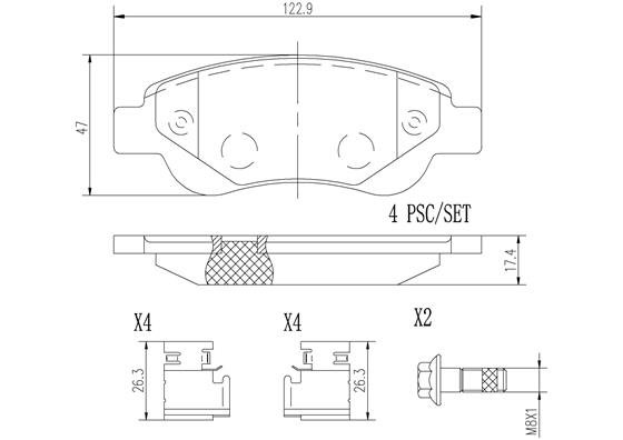 BREMBO P61081N