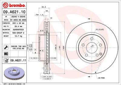 BREMBO 09.A621.11