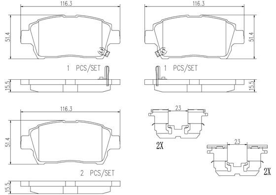 BREMBO P83051N