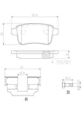 BREMBO P68043N