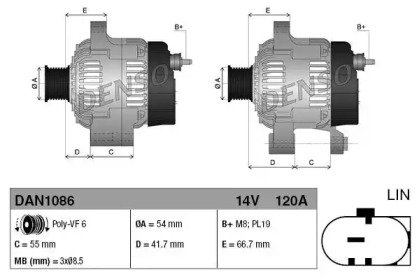 DENSO DAN1086