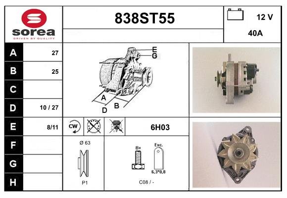 STARTCAR 838ST55 STARTCAR 838ST55