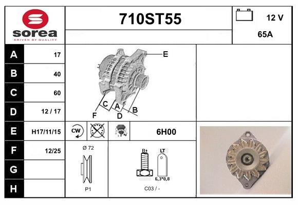 STARTCAR 710ST55