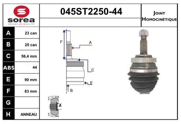 STARTCAR 045ST2250-44