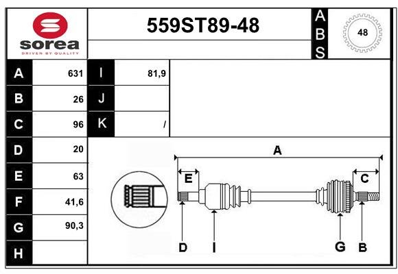 STARTCAR 559ST89-48 STARTCAR 559ST89-48