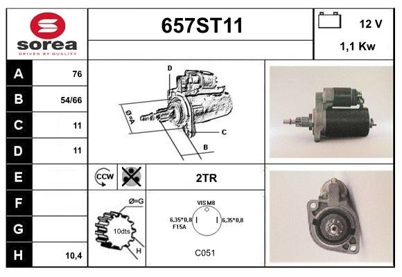 STARTCAR 657ST11