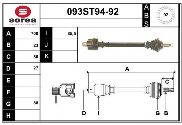 STARTCAR 093ST94-92 STARTCAR 093ST94-92