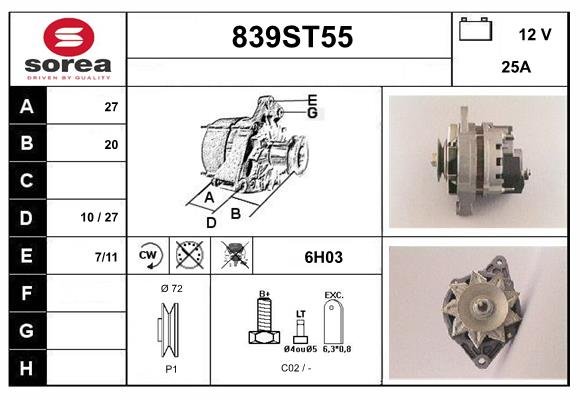 STARTCAR 839ST55 STARTCAR 839ST55