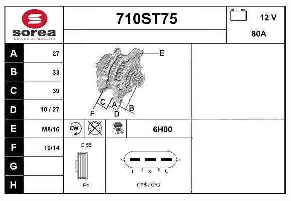 STARTCAR 710ST75 STARTCAR 710ST75