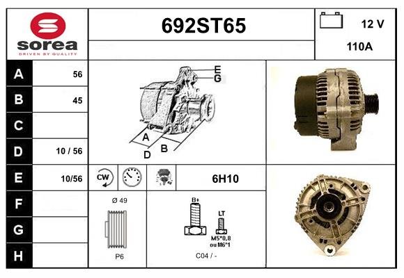 STARTCAR 692ST65