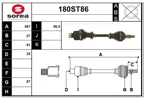 STARTCAR 180ST86