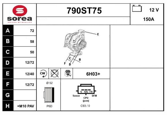 STARTCAR 790ST75 STARTCAR 790ST75