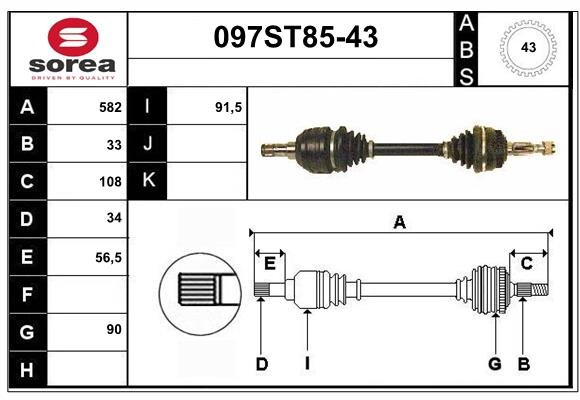 STARTCAR 097ST85-43 STARTCAR 097ST85-43