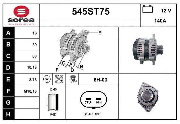 STARTCAR 545ST75