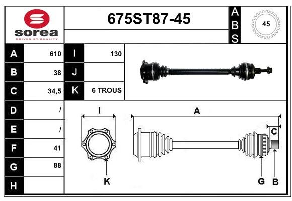 STARTCAR 675ST87-45 STARTCAR 675ST87-45