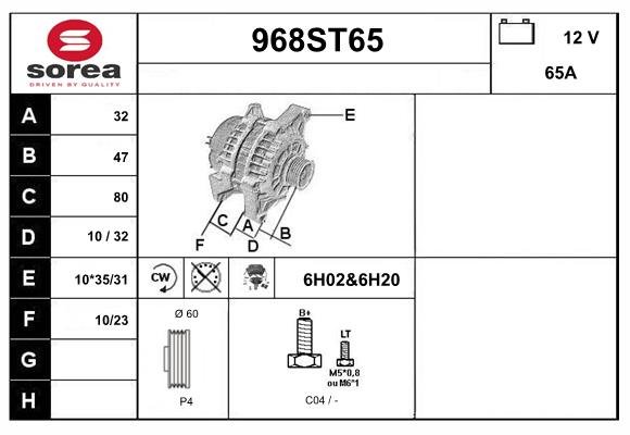 STARTCAR 968ST65