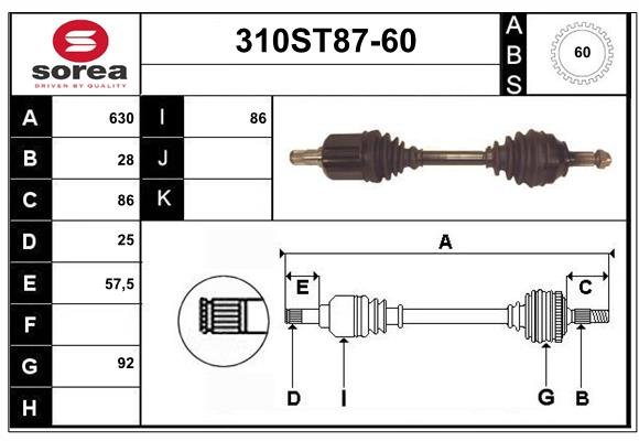 STARTCAR 310ST87-60