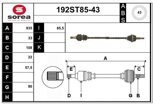 STARTCAR 192ST85-43