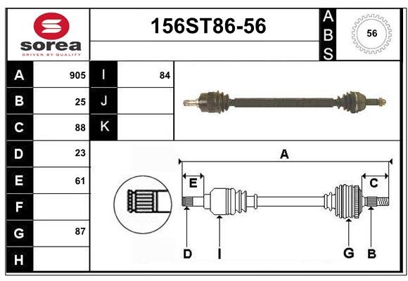 STARTCAR 156ST86-56